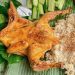 Gà nướng chấm muối cheo
